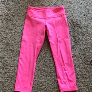 Hot pink lulu leggings